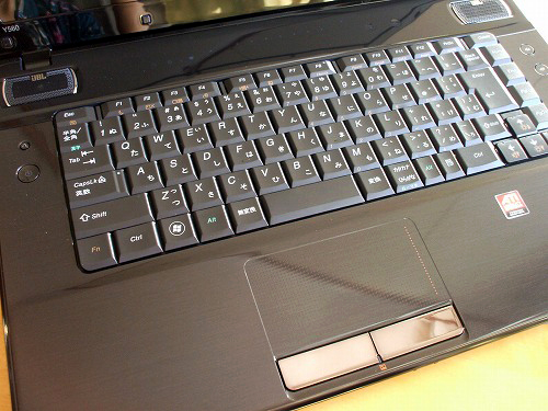 Y560のキーボード
