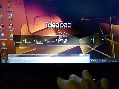 IdeaPad Y560 ショートカット機能