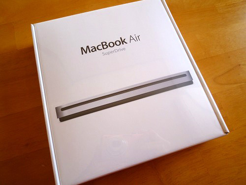 MacBook Air SuperDriveの箱