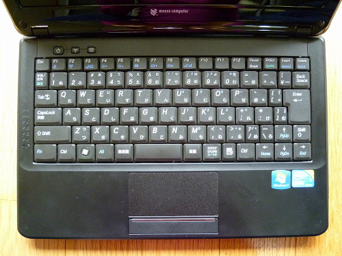 LuvBook Lのキーボード