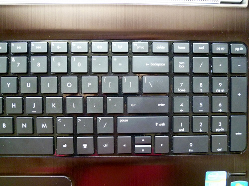 dv7-6000のキーボード