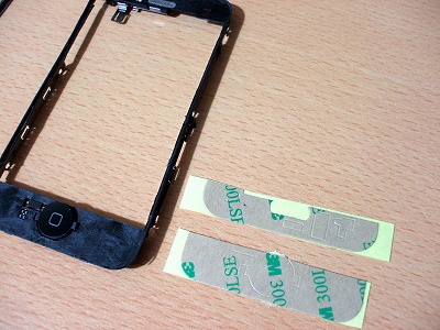 iPhoneガラス＆デジタイザ用強力両面テープセット