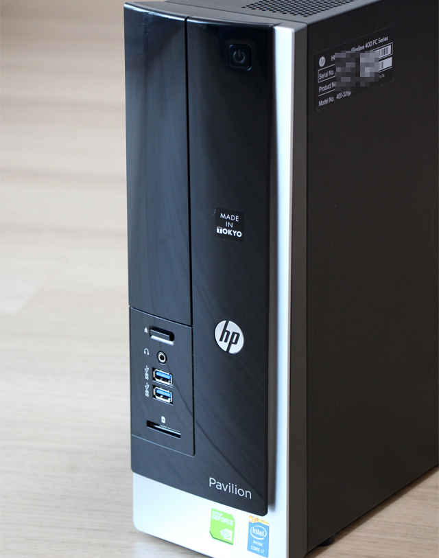 HP Pavilion Slimline 400-320 レビュー Geforce GT 635搭載の省