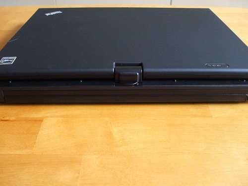 X201 tablet の背面