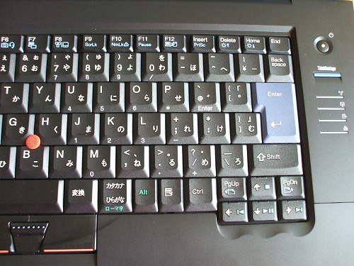 SL510のキーボード