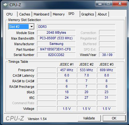 U450p　メモリスロット２の情報