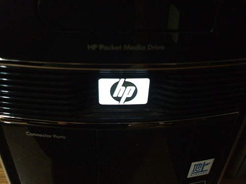 HPE 280jp 電源オン時の中央ロゴ