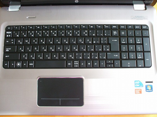 HP Pavilion Notebook PC dv7のキーボード