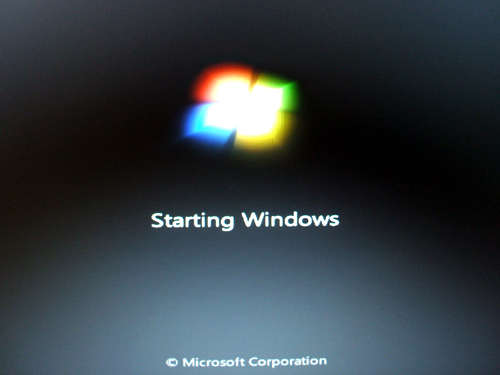 Windows起動時のロゴ