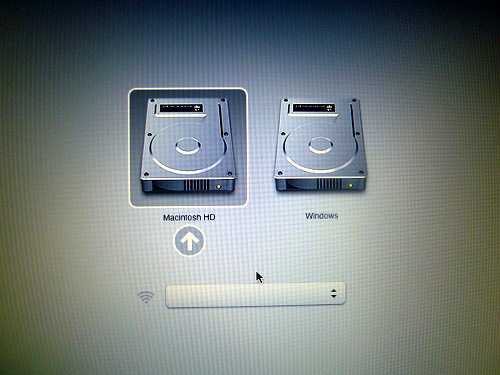 Mac OS の選択