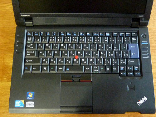 L412のキーボード
