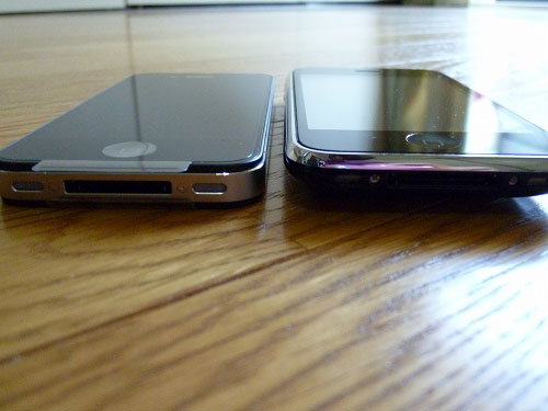 iPhone4とiPhone側面