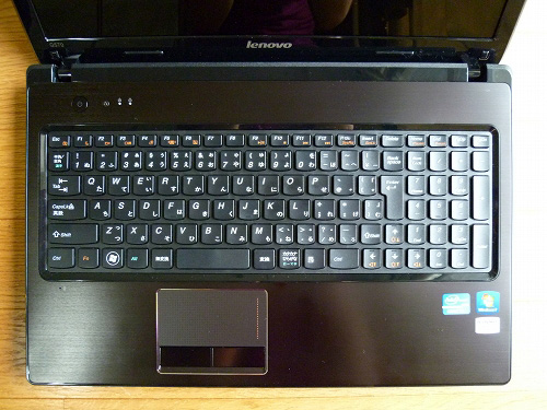 G570のキーボード