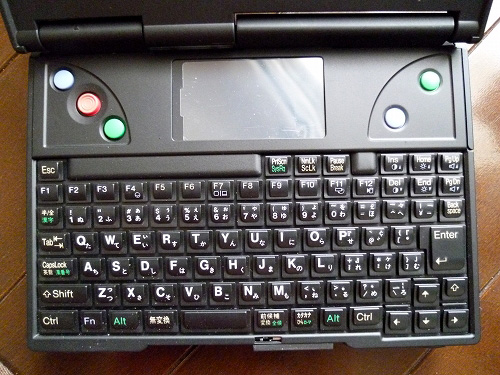 Palm Top PC110のキーボード