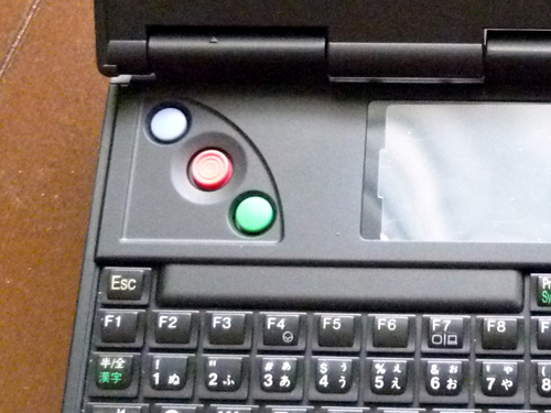 Palm Top PC110のボタン