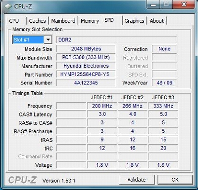 Edge 13”　CPU-Zメモリ２