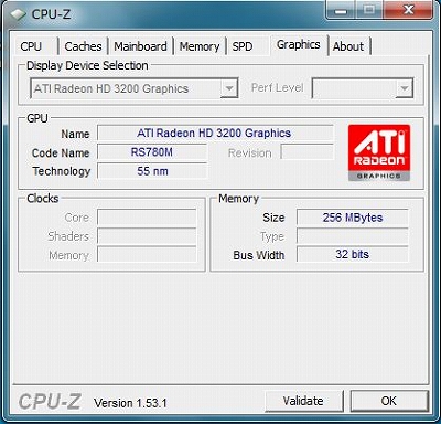 Edge 13”　CPU-Zグラフィックス